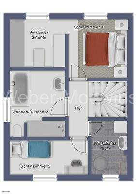 3452 Grundriss Obergeschoss