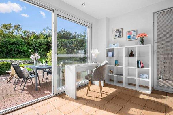 Panoramablick in den Garten