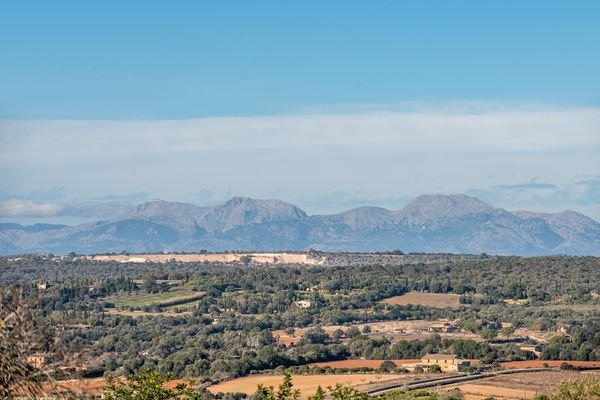 Panoramablick bis zum Tramuntanagebirge