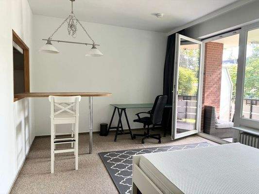 Wohn- und Schlafzimmer