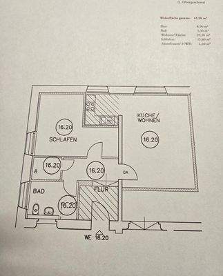 Grundriss Wohnung EG