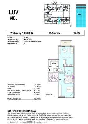 Grundriss WE 27 Baufeld XIII