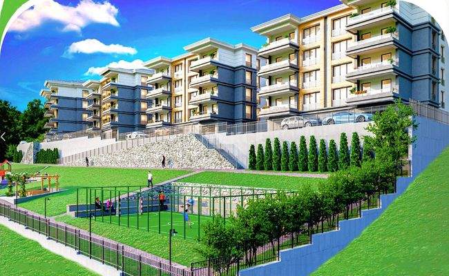 Forest-View Apartments in Complex in Kestel Yıldırım