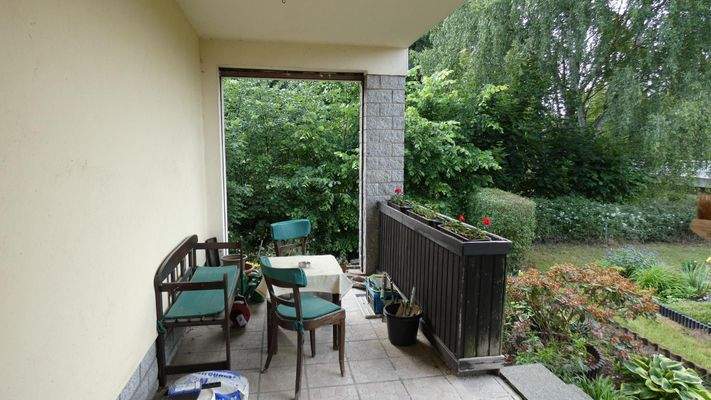 Terrasse vor der Haustür