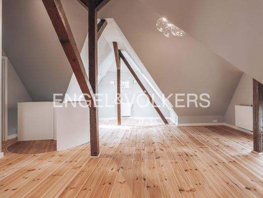 Ausgebauter Dachboden