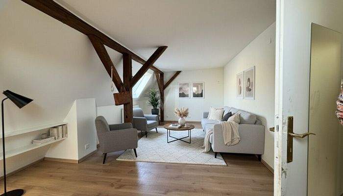 Wohnbereich im Giebel