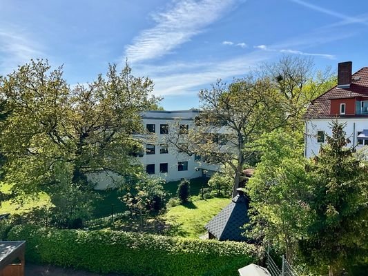 Blick vom Balkon