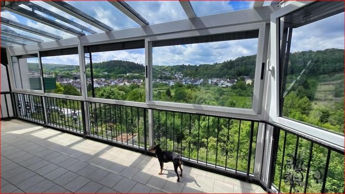 Sicht von Balkon