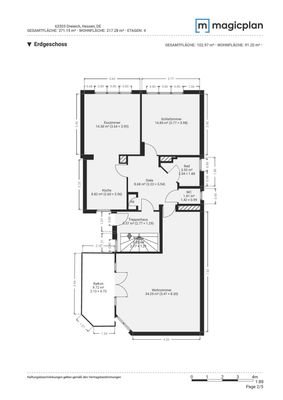 Grundriss Erdgeschoss Exposé
