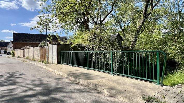 Blick zum Grundstück