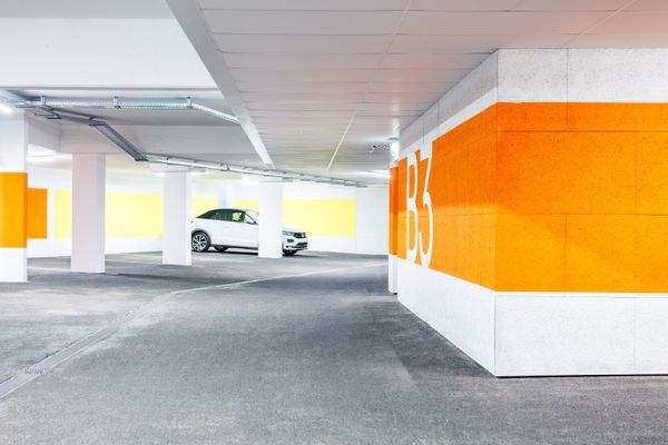 beispielhafte Ansicht Tiefgarage