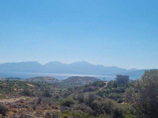 Kreta, Agios Nikolaos: Baugrundstück mit Meerblick zu verkaufen
