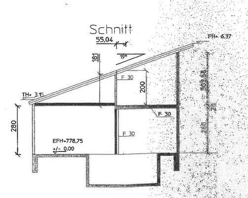 Schnitt Gewerbeeinheit