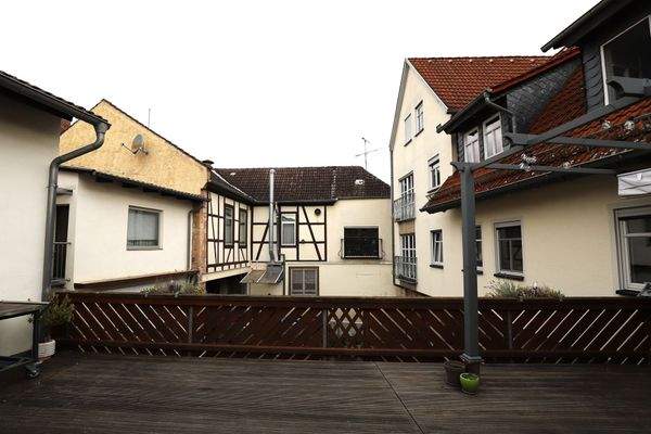 Rückansicht Gewerbeeinheiten