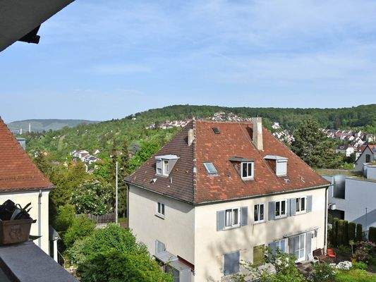 Ausblick vom 1. OG.