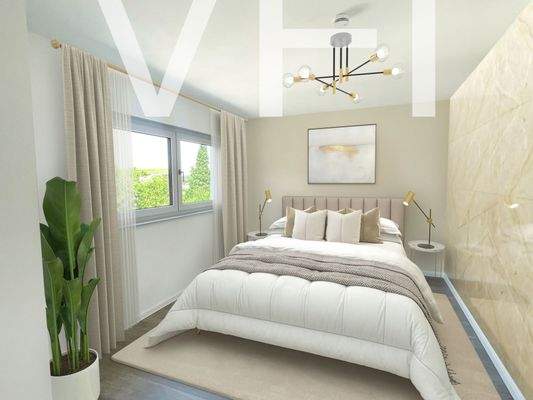 Rendering Schlafzimmer