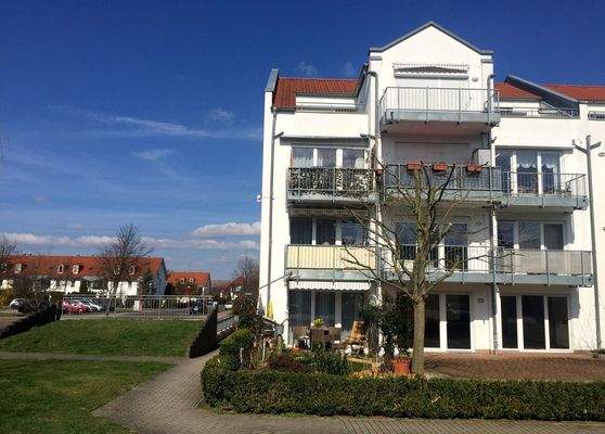 Rückansicht mit Einfahrt TG