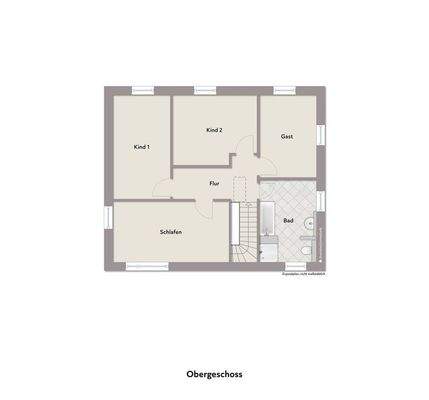 Grundriss Obergeschoss