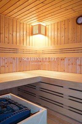 Sauna im Souterrain 