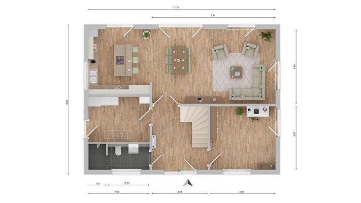 Grundriss Erdgeschoss