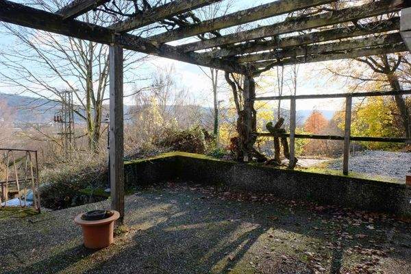 Terrasse vor dem Haus