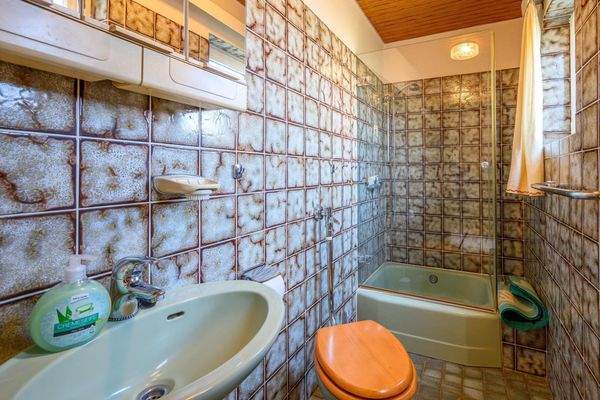 Gäste-WC mit Dusche