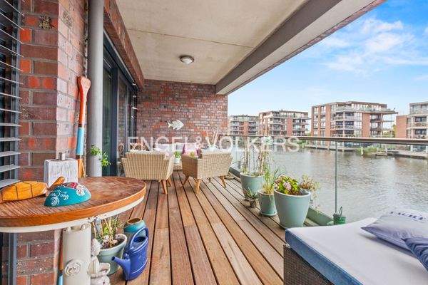 Balkon mit Blick auf den Neuen Delft
