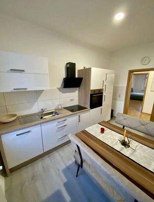 Voll ausgesattete Küche