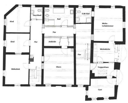 Grundriss Obergeschoss  