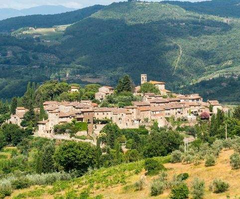 Grave in Chianti View