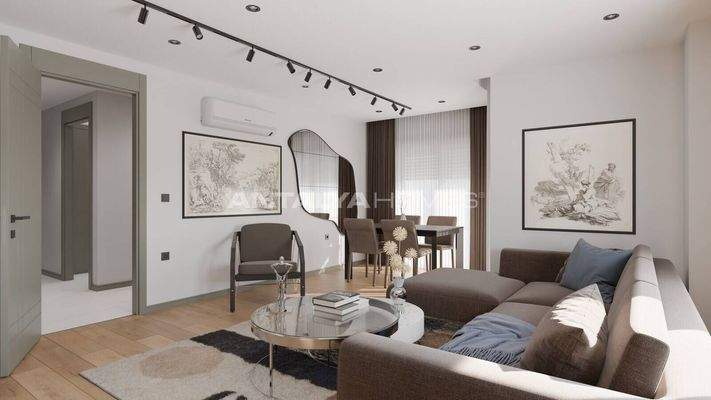 Elegant Flats Near Shopping Mall in Muratpasa Antalya