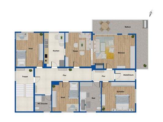 Grundriss Obergeschoss