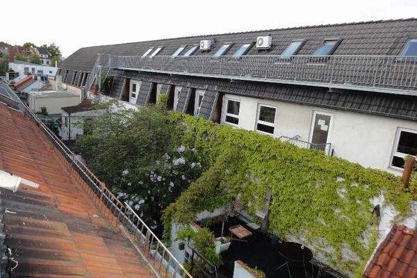 Blick aus dem Dachgeschoss