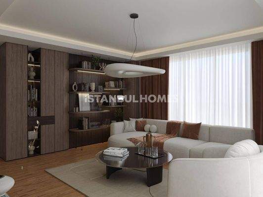 City-View Flats in a Complex with Pool and Gym in Eyupsultan Istanbul