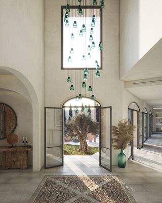 Majestätischer Eingangsbereich