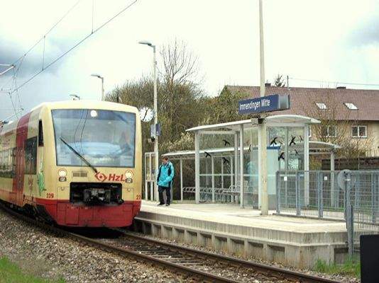 Ringzug mit Haltestellen in Immendingen