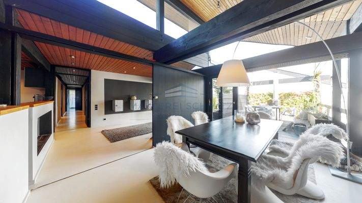 offener Küchen-Essbereich