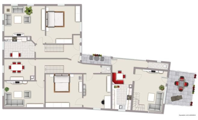 Grundriss Obergeschoss