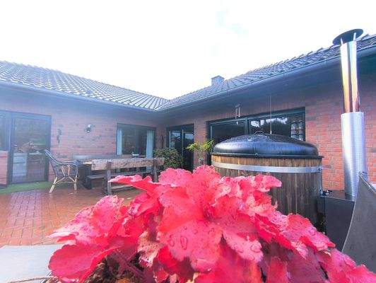 Blick au die Terrasse