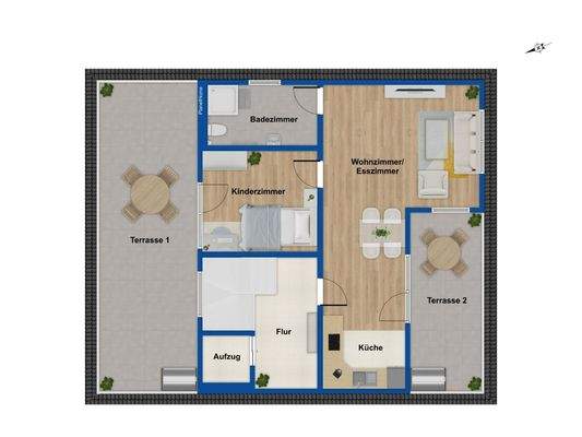 Grundriss Dachgeschoss