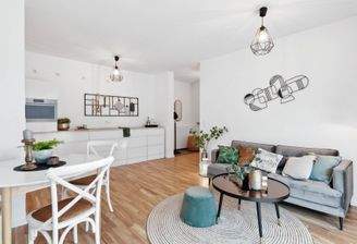 Wohn- und Essbereich Musterwohnung