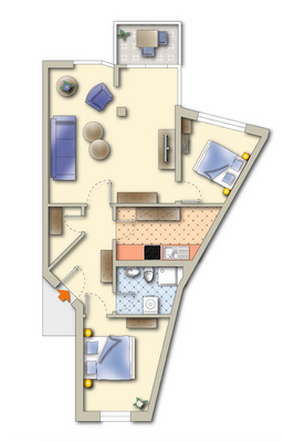 Grundriss zur Wohnung