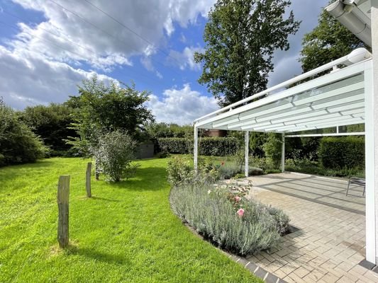 Terrasse direkt am grünen Gürtel