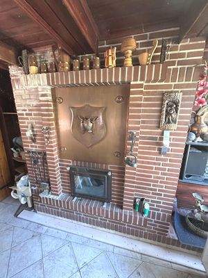 EG: Kamin im Wintergarten