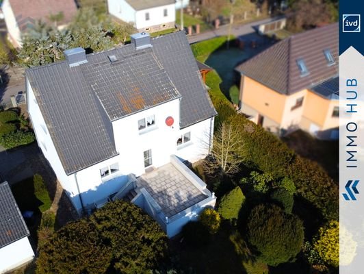 Ansicht Drohne Südseite Haus 1 
