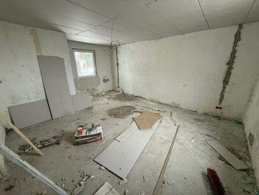 Sanierung begonnen- Kinderzimmer