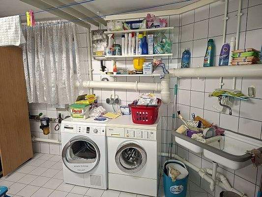 Waschküche im Kellergeschoss