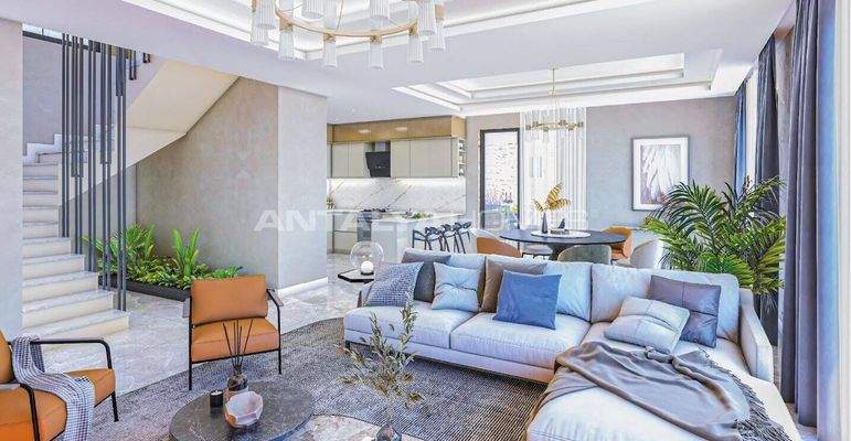 Sea View Houses with Smart Home Systems in Alanya Kargıcak