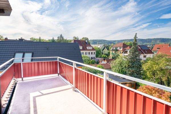 Terrasse DG mit traumhaften Blick