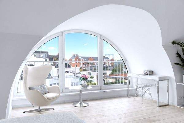  DG Ebene 2: Aussicht Schlafzimmer